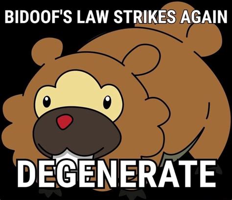 bidoof's law